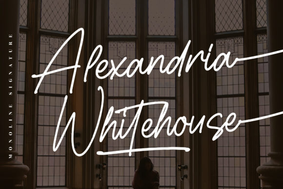 Alexandria Whitehouse: A Luxurious Script Typeface for Elegant Editorial Design