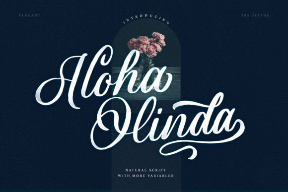 Aloha Olinda: A Refined Script Font for Editorial Design and Digital Publishing