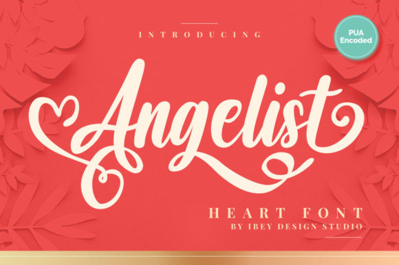 Angelist Heart: A Sweet Script Font for Makers and Creative Sellers