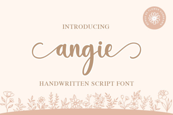 Angie Font: A Playful Script Typeface for Web Designers