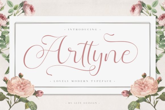Arttyne Font Review: Elevating Web Design with Elegant Script Typography