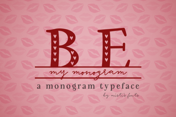 Be My Monogram: A Heartfelt Script Font for Editorial Charm