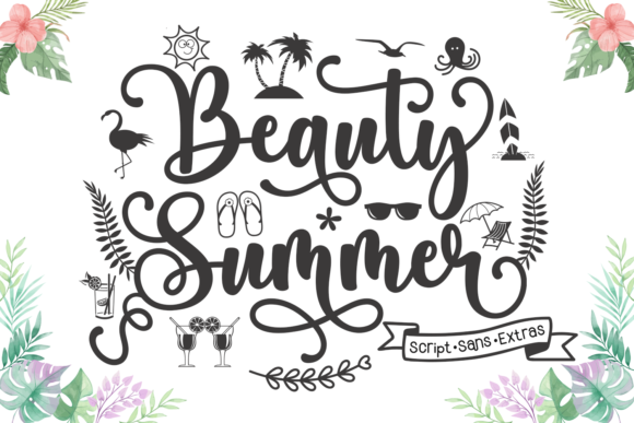 Beauty Summer Font Review: A Versatile Trio for Modern Branding