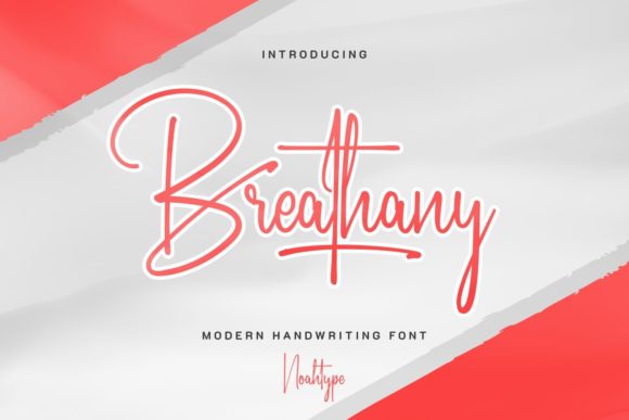Breathany: A Handwritten Font That Brings Life to Handmade Designs