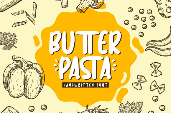 Butter Pasta: A Charming Script Font for Editorial Design and Digital Publishing