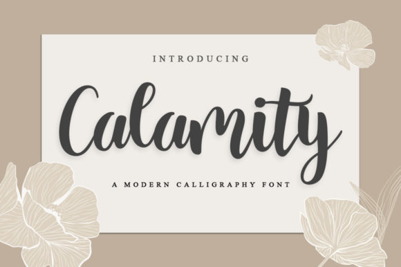 Calamity: A Refined Script Font for Impactful Digital Campaigns