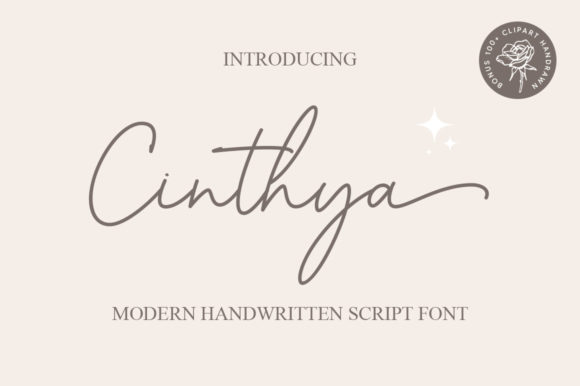Cinthya: A Timeless Handwritten Font for Modern Web Design Projects