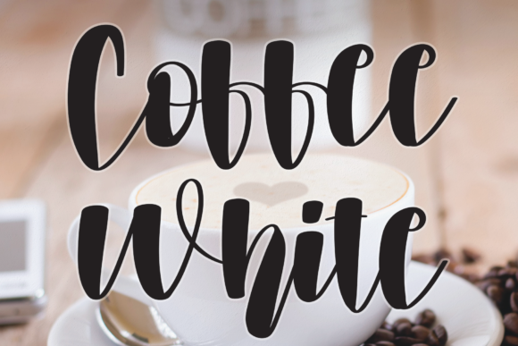 Coffee White: A Chic Script Font for Modern Web Design