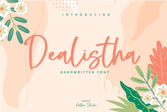 Dealistha: A Stylish Script Font for Modern Editorial Design