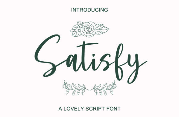 Elegance in Every Letter: How the Satisfy Font Elevates My Handmade Designs