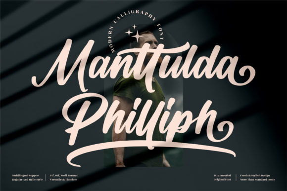 Elegance in Motion: Exploring the Manttulda Philliph Script Font
