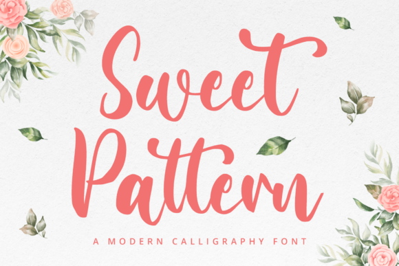 Elegant Typography with Sweet Pattern Font
