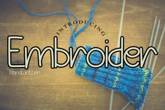 Embroider: A Handwritten Font That Brings Warmth to Editorial Design