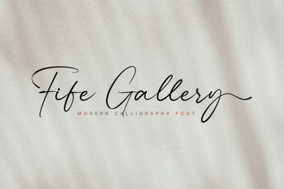 Fife Gallery: A Stylish Script Font for Modern Marketing Design
