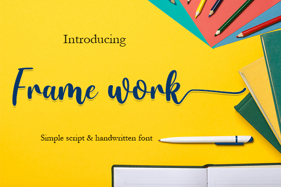 Frame Work: A Handwritten Font That Elevates Web Typography