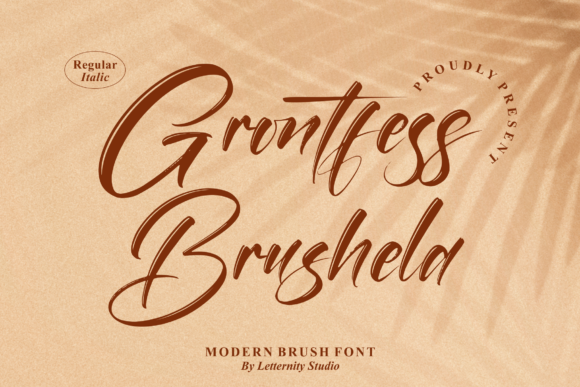 Grontfess Brushela: A Handwritten Font That Elevates Small Business Branding
