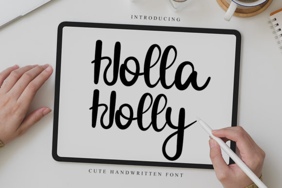 Holla Holly: A Stylish Handwritten Font for Makers and Creative Sellers