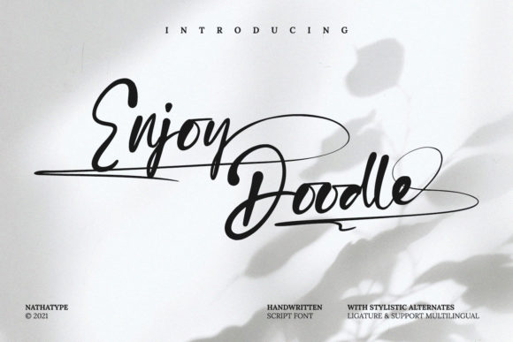 How a Script Font Like Enjoy Doodle Can Elevate Your Brand