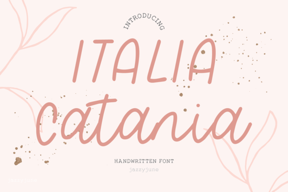 Italia Catania: Elevating Editorial Design with a Classic Script Font