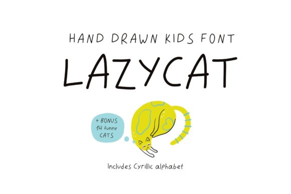 Lazycat: A Laid-Back Handwritten Font for Makers and Creative Sellers