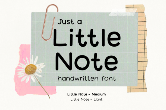 Little Note: A Handwritten Font That Brings Personality to Branding