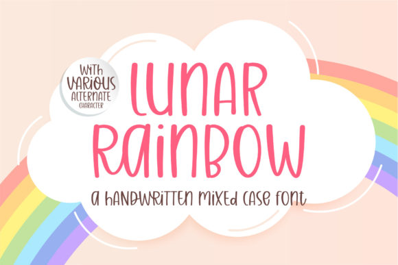 Lunar Rainbow: A Script Font That Elevates Campaign Typography