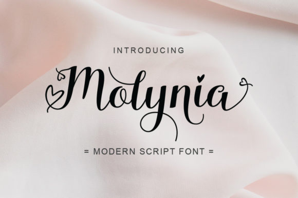 Molynia: A Luxurious Script Typeface for Modern Web Design