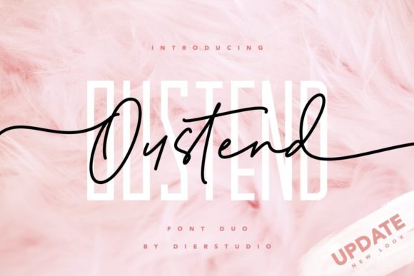 Oustend: The Dynamic Duo Font for Modern Marketers and Designers