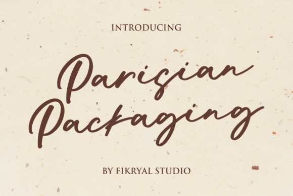 Parisian Packaging: A Dazzling Script Font for Crafters & Sellers