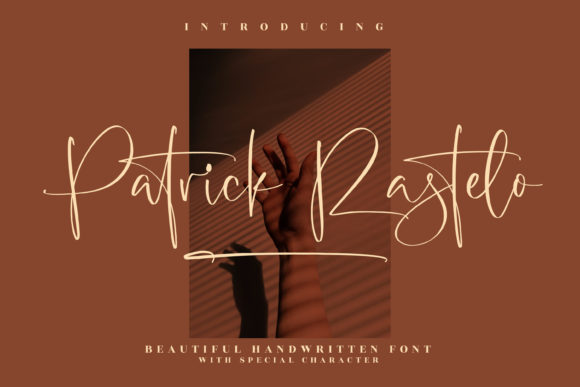 Patrick Rastelo: A Graceful Script Font for Elegant Editorial Design