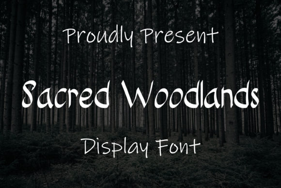 Sacred Woodlands: A Handwritten Font That Elevates Digital Branding