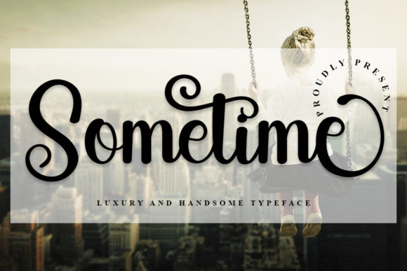 Sometime: A Refined Script Font for Modern Web Design