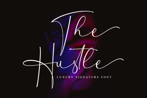 The Hustle: A Graceful Script Font That Elevates Campaign Typography